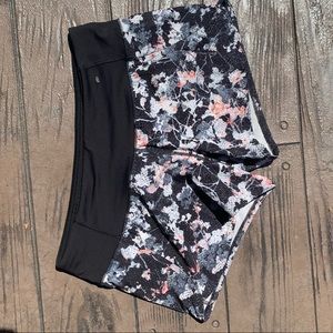 lulu lemon floral shorts